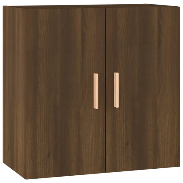 Opbevaringsskabe - Living vægskab 60x30x60 cm konstrueret træ brun egetræsfarve