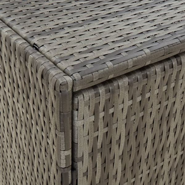 Förvaringsskåp & garderober - Living Trädgårdsskåp grå 100x55,5x80 cm konstrotting