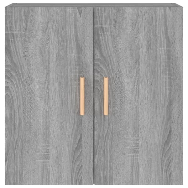 Opbevaringsskabe - Living vægskab 60x30x60 cm konstrueret træ grå sonoma-eg
