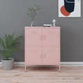 Miniatyrbillede 2 af 11: Opbevaringsskabe - Living opbevaringsskab 80x35x101,5 cm stål lyserød