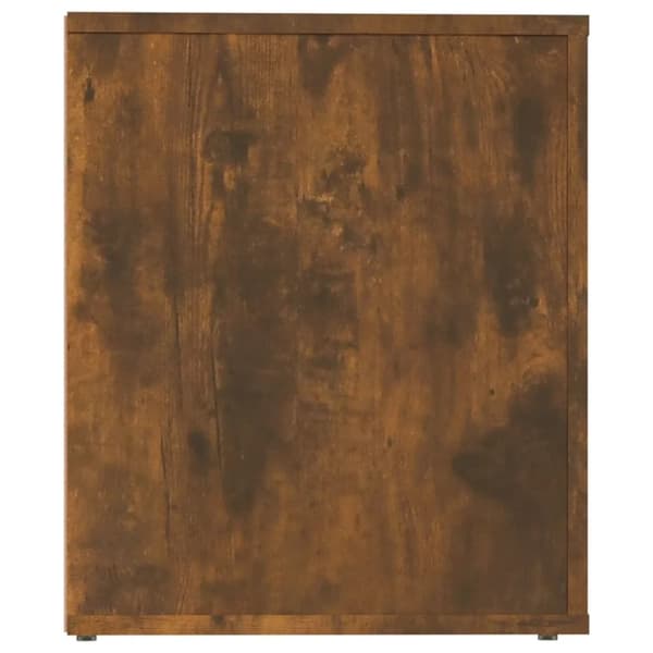 Förvaringsskåp & garderober - Living Sängbord 2 st Rökfärgad ek 50x39x47 cm