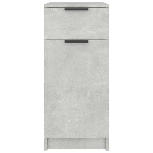 Opbevaringsskabe - Living skrivebord 33,5x50x75 cm konstrueret træ betongrå