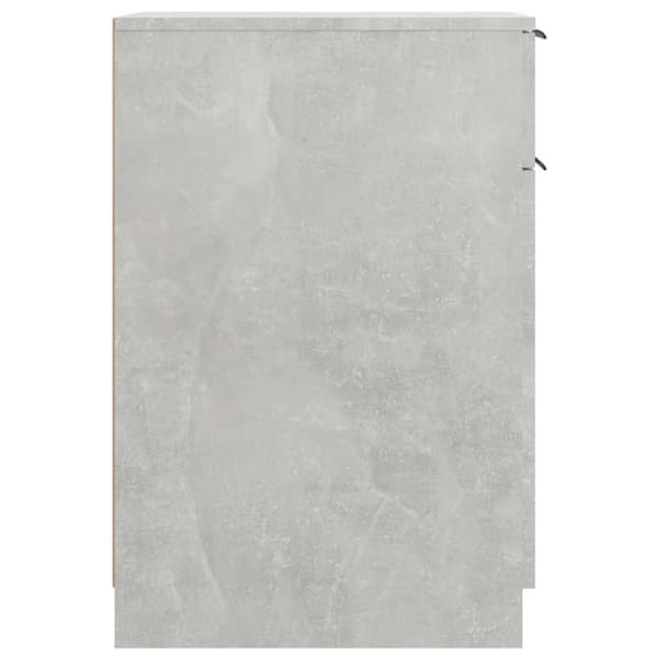 Opbevaringsskabe - Living skrivebord 33,5x50x75 cm konstrueret træ betongrå