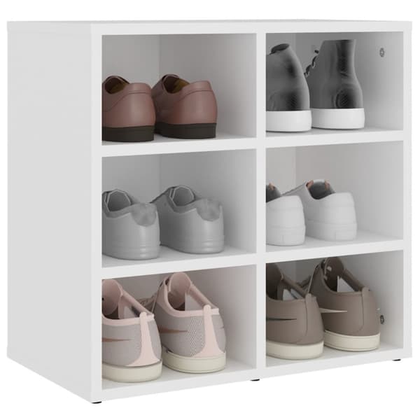Opbevaringsskabe - Living skoreoler 2 stk. 52,5x30x50 cm hvid