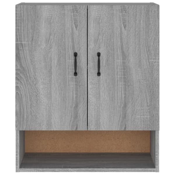 Opbevaringsskabe - Living vægskab 60x31x70 cm konstrueret træ grå sonoma-eg