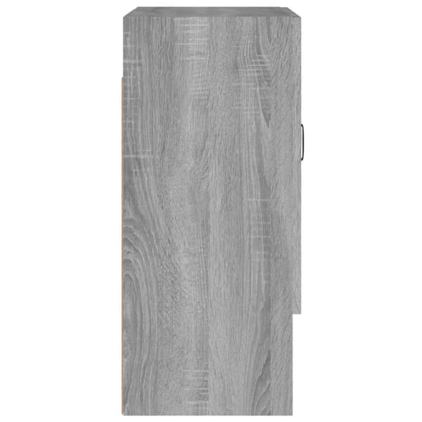 Opbevaringsskabe - Living vægskab 60x31x70 cm konstrueret træ grå sonoma-eg
