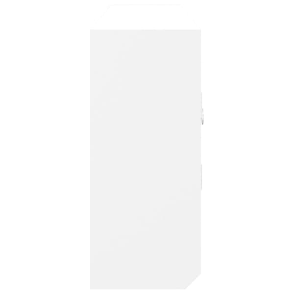 Opbevaringsskabe - Living nøgleskab 40x8,5x20 cm konstrueret træ og stål hvid
