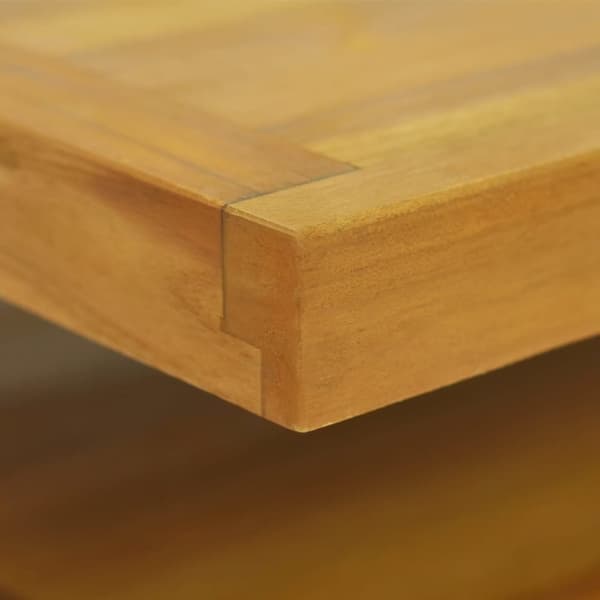 Opbevaringsskabe - Living væghængt badeværelsesskab 110x40x30 cm massivt teaktræ