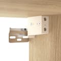 Miniatyrbillede 8 af 10: Opbevaringsskabe - Living vægskab 60x30x60 cm konstrueret træ sonoma-eg