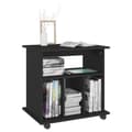 Miniatyrbillede 7 af 8: Rulleskab 60x45x60 cm konstrueret træ sort - Opbevaringsskab - Opbevaringsskabe - Home & Living