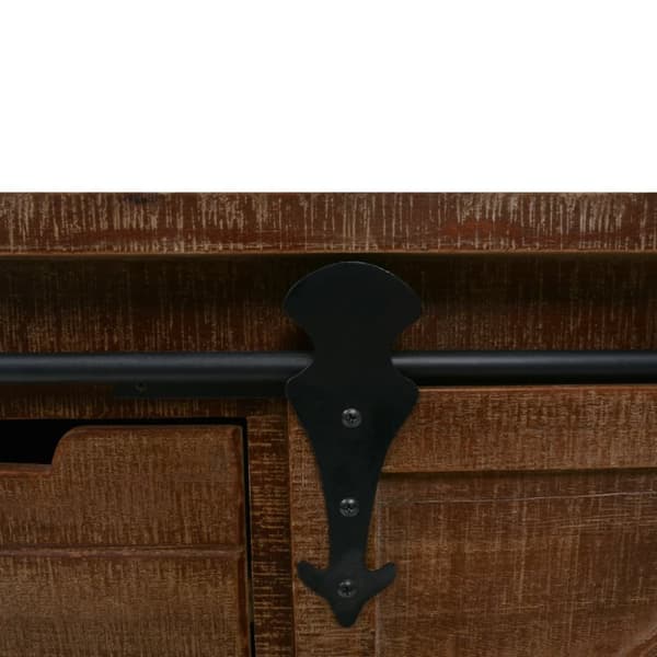 Skab 64x33,5x75 cm massivt grantræ brun - Skab - Skabe - Home & Living