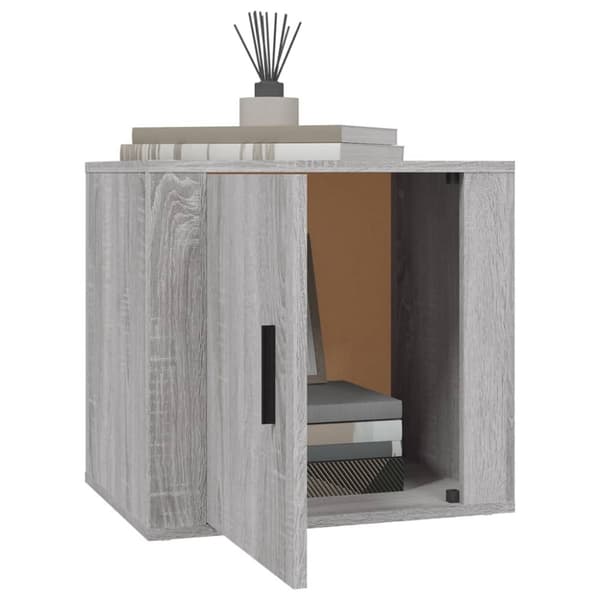Sengeborde 50x39x47 cm 2 stk. Grå sonoma-eg - Sengebord - Sengeborde - Home & Living