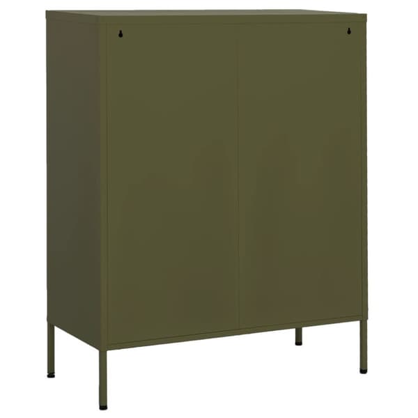 Opbevaringsskab 80x35x101,5 cm stål olivengrøn - Opbevaringsskab - Opbevaringsskabe - Home & Living