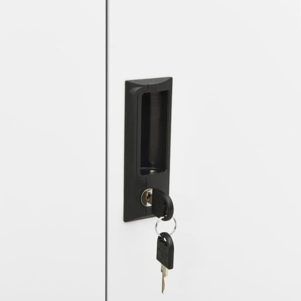 Kontorskab 90x40x102 cm stål hvid - Kontorskab - Kontorskabe - Home & Living