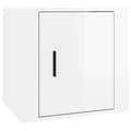 Miniatyrbillede 3 af 11: Sengebord 50x39x47 cm hvid højglans - Sengebord - Sengeborde - Home & Living