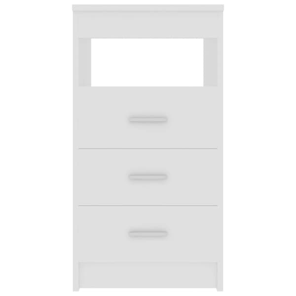 Skuffeskab 40x50x76 cm konstrueret træ hvid - Skuffeskab - Skuffeskabe - Home & Living