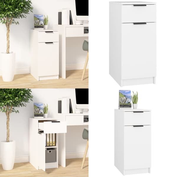Skrivebord 33,5x50x75 cm konstrueret træ hvid - Skrivebord - Skriveborde - Home & Living