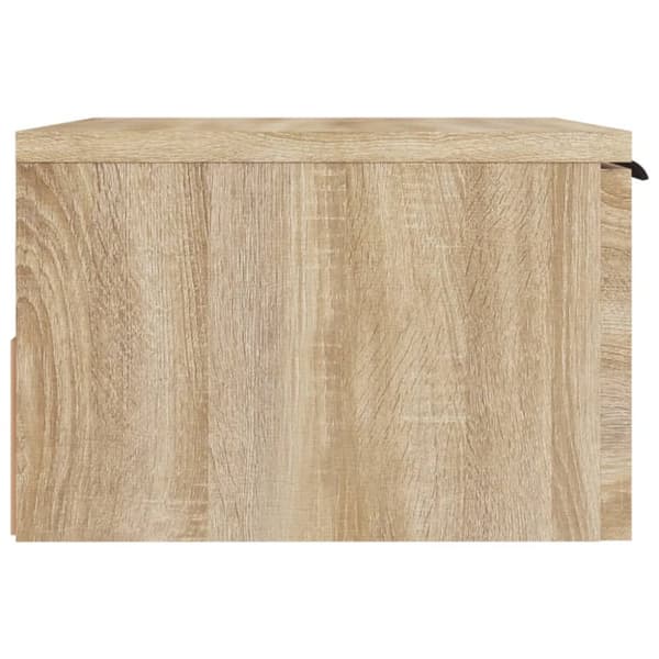 Væghængt sengebord 34x30x20 cm sonoma-eg - Væghængt Sengebord - Væghængte Sengeborde - Home & Living