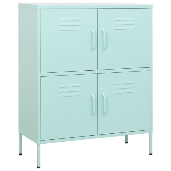 Opbevaringsskab 80x35x101,5 cm stål mintgrøn - Opbevaringsskab - Opbevaringsskabe - Home & Living