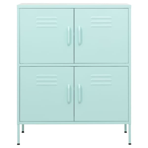 Opbevaringsskab 80x35x101,5 cm stål mintgrøn - Opbevaringsskab - Opbevaringsskabe - Home & Living