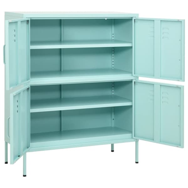 Opbevaringsskab 80x35x101,5 cm stål mintgrøn - Opbevaringsskab - Opbevaringsskabe - Home & Living