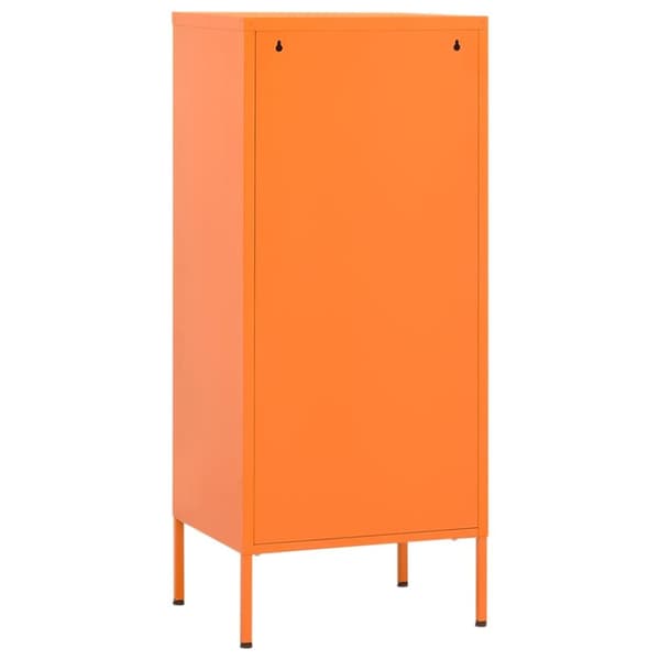 Opbevaringsskab 42,5x35x101,5 cm stål orange - Opbevaringsskab - Opbevaringsskabe - Home & Living