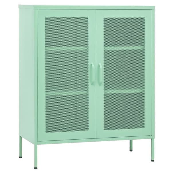 Opbevaringsskab 80x35x101,5 cm stål mintgrøn - Opbevaringsskab - Opbevaringsskabe - Home & Living