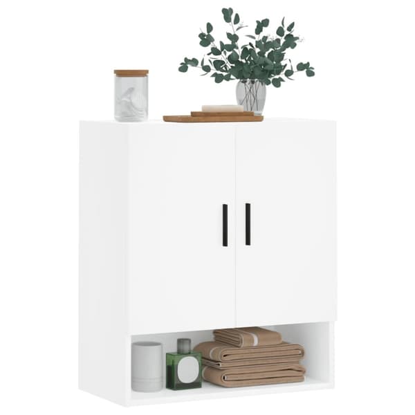 Vægskab 60x31x70 cm konstrueret træ hvid - Vægskab - Vægskabe - Home & Living