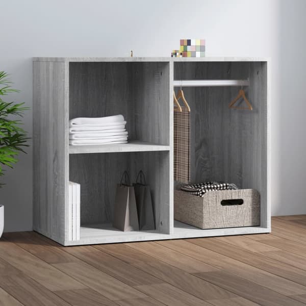 Skab 80x40x65 cm konstrueret træ grå sonoma-eg - Kosmetikskab - Kosmetikskabe - Home & Living