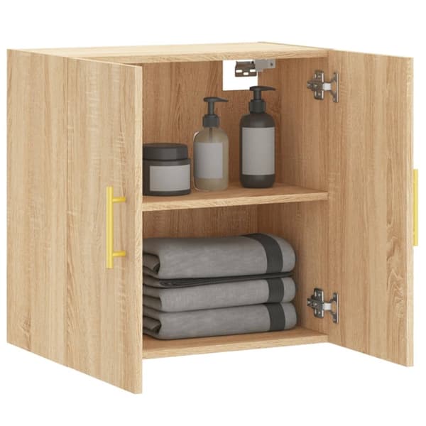 Vægskab 60x31x60 cm konstrueret træ sonoma-eg - Vægskab - Vægskabe - Home & Living
