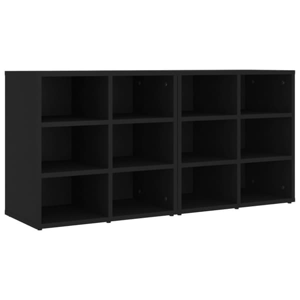 Skoreoler 2 stk. 52,5x30x50 cm sort - Skoreol - Skoreoler - Home & Living