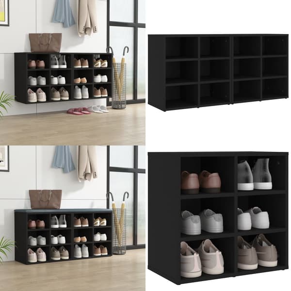 Skoreoler 2 stk. 52,5x30x50 cm sort - Skoreol - Skoreoler - Home & Living