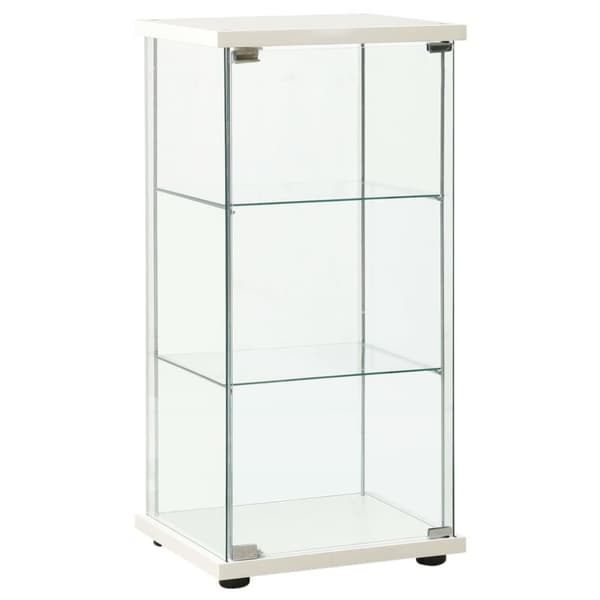 Förvaringsskåp härdat glas vit - Förvaringsskåp - Skåp - Home & Living