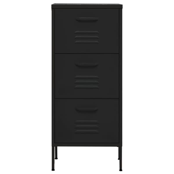 Opbevaringsskab 42,5x35x101,5 cm stål sort - Opbevaringsskab - Opbevaringsskabe - Home & Living