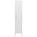 Miniatyrbillede 4 af 11: Skab 35x46x180 cm stål hvid - Skab - Skabe - Home & Living
