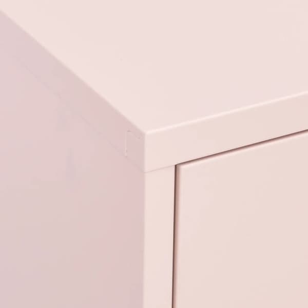 Förvaringsskåp rosa 80x35x101,5 cm stål - Skänk - Skänkar - Home & Living