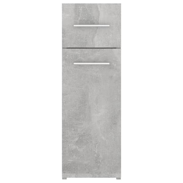 Apotekerskab 20x45,5x60 cm konstrueret træ betongrå - Apotekerskab - Apotekerskabe - Home & Living