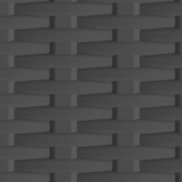Opbevaringsskab 68x39x171,5 cm rattandesign plastik - Skab - Skabe - Home & Living