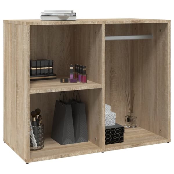 Skab 80x40x65 cm konstrueret træ sonoma-eg - Kosmetikskab - Kosmetikskabe - Home & Living