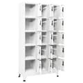 Miniatyrbillede 4 af 10: Skab 90x40x180 cm stål hvid - Skab - Skabe - Home & Living