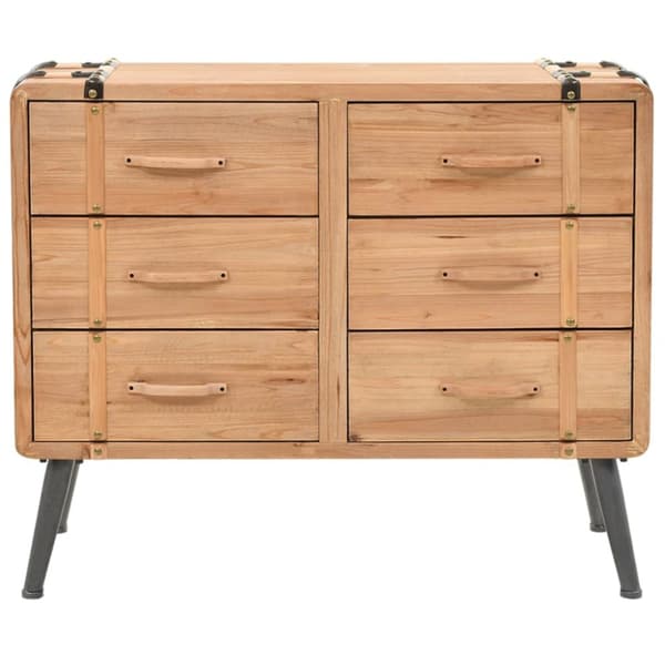 Kommode 91x35x73 cm massivt grantræ - Kommode - Kommoder - Home & Living