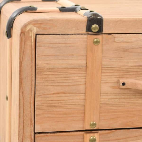 Kommode 91x35x73 cm massivt grantræ - Kommode - Kommoder - Home & Living