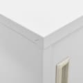 Miniatyrbild 9 av 11: Förvaringsskåp 2 st ljusgrå 90x45x92,5 cm stål - Klädskåp För Omklädningsrum - Klädskåp Omklädningsrum - Home & Living