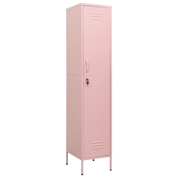 Skab 35x46x180 cm stål pink - Skab - Skabe - Home & Living