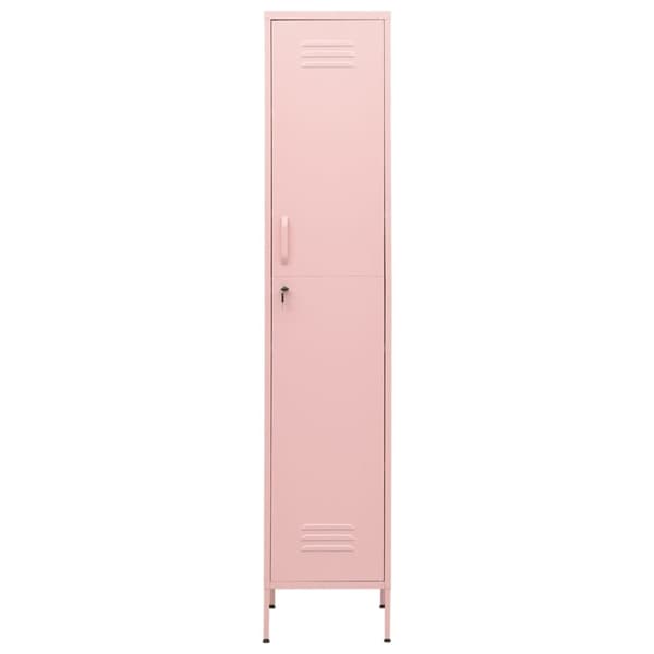 Skab 35x46x180 cm stål pink - Skab - Skabe - Home & Living