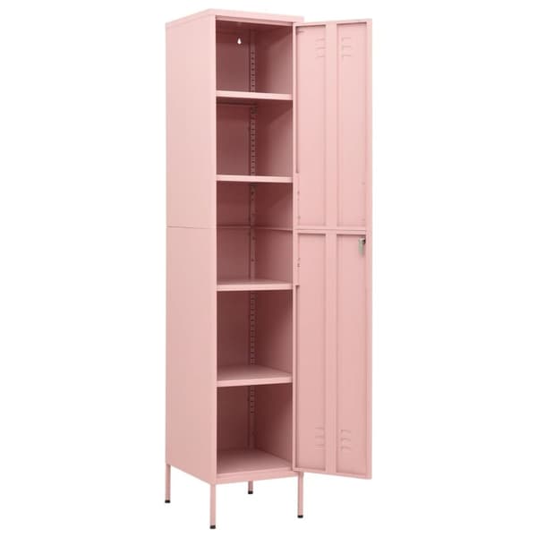 Skab 35x46x180 cm stål pink - Skab - Skabe - Home & Living
