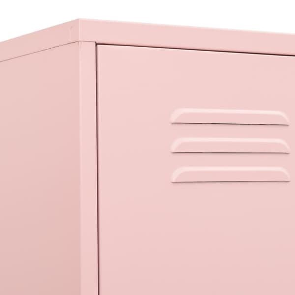 Skab 35x46x180 cm stål pink - Skab - Skabe - Home & Living