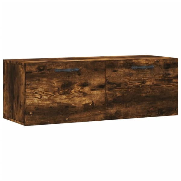 Vægskab 100x36,5x35 cm konstrueret træ røget sonoma-eg - Vægskab - Vægskab - Home & Living