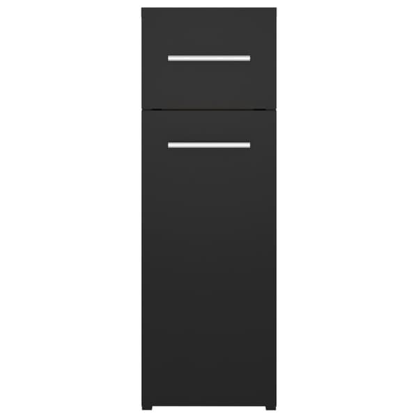 Apotekerskab 20x45,5x60 cm konstrueret træ sort - Apotekerskab - Apotekerskabe - Home & Living