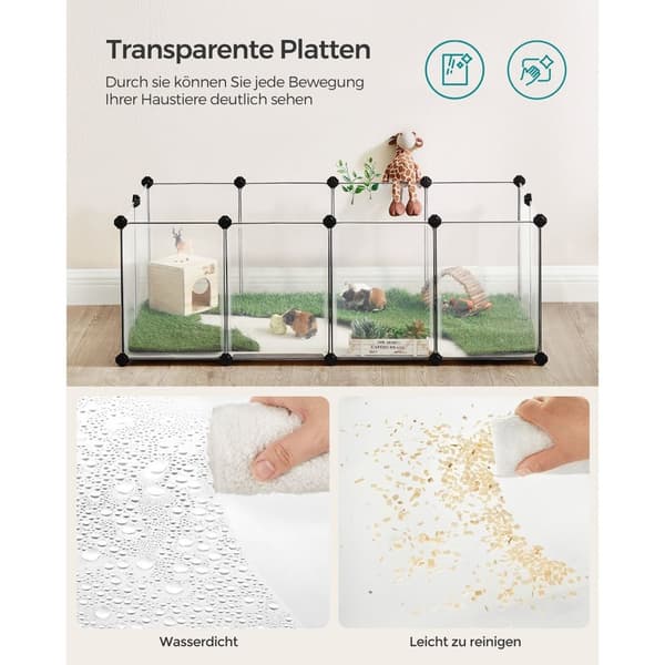 Rootz White Storage Cube Organizer - Plastopbevaringsenhed - Modulært opbevaringssystem - PP og ABS Materiale - Letvægts - 125cm x 63cm x 42cm